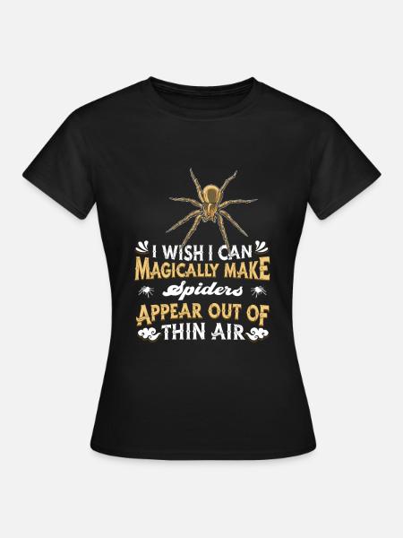 Spinne Haustier - Frauen T-Shirt - Schwarz