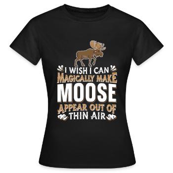Élan - T-shirt Femme - noir - Devant - AI Model Female 172 dark (172cm)
