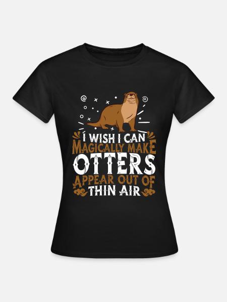 Otter - Frauen T-Shirt - Schwarz