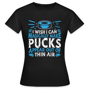 Hockey sur glace Équipe de joueurs de hockey sur glace - T-shirt Femme - noir - Devant - AI Model Female 172 dark (172cm)