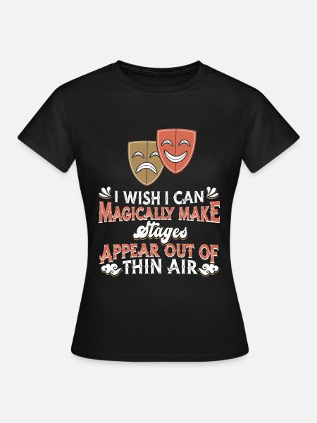 Theater - Frauen T-Shirt - Schwarz