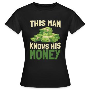 Kapitalismus Kapitalist Unternehmer Investor - Frauen T-Shirt - Schwarz - Vorne - AI Model Female 172 dark (172cm)