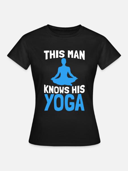 Yoga Yogi - Frauen T-Shirt - Schwarz