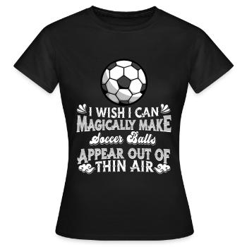 Football Football - T-shirt Femme - noir - Devant - AI Model Female 172 dark (172cm)