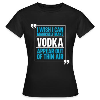 Vodka Wodka - Frauen T-Shirt - Schwarz - Vorne - AI Model Female 172 dark (172cm)