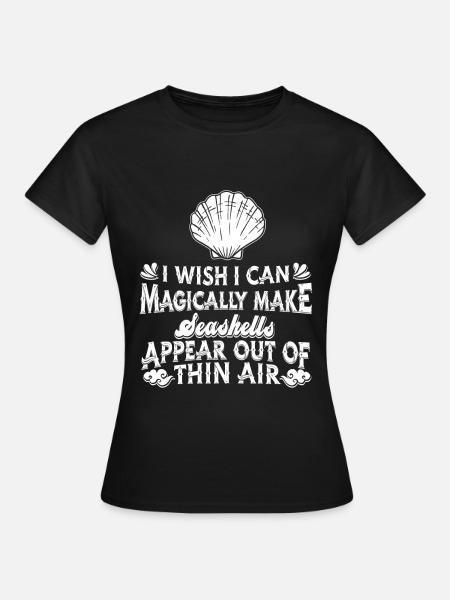 Muscheln - Frauen T-Shirt - Schwarz