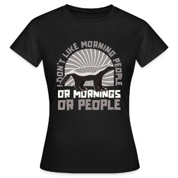 Ratel - T-shirt Femme - noir - Devant - AI Model Female 172 dark (172cm)