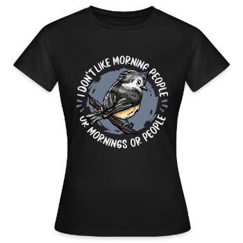 Bird Birds - Women's T-Shirt - black - Front - AI Model Female 172 dark (172cm)