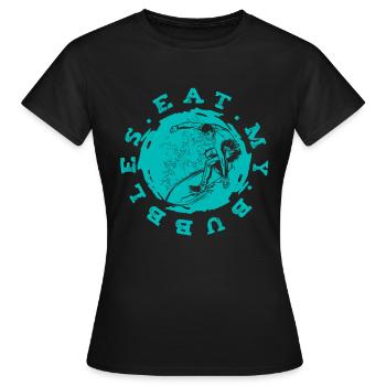 Surf Surfer Surfer - T-shirt Femme - noir - Devant - AI Model Female 172 dark (172cm)