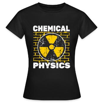Physicien physicien - T-shirt Femme - noir - Devant - AI Model Female 172 dark (172cm)