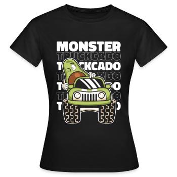 Monstertruck - Frauen T-Shirt - Schwarz - Vorne - AI Model Female 172 dark (172cm)
