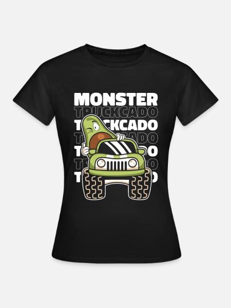 Monstertruck - Frauen T-Shirt - Schwarz