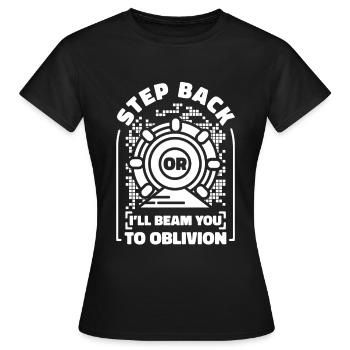 Physicien physicien - T-shirt Femme - noir - Devant - AI Model Female 172 dark (172cm)
