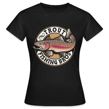 Pêcheur Pêcheur Pêcheurs Pêche - T-shirt Femme - noir - Devant - AI Model Female 172 dark (172cm)