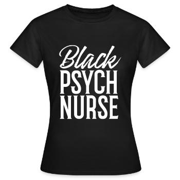 Infirmier - T-shirt Femme - noir - Devant - AI Model Female 172 dark (172cm)