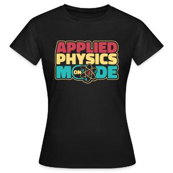 Physicien physicien - T-shirt Femme - noir - Devant - AI Model Female 172 dark (172cm)