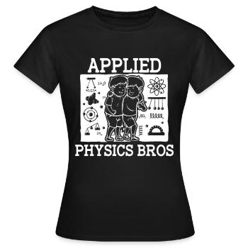 Physicien physicien - T-shirt Femme - noir - Devant - AI Model Female 172 dark (172cm)