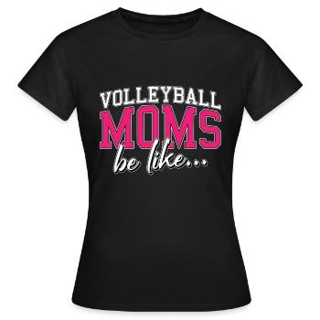 Volleyball Beach Volleyball - Women's T-Shirt - black - Front - AI Model Female 172 dark (172cm)