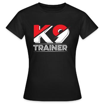Dresseur de chiens Dresseur de chiens - T-shirt Femme - noir - Devant - AI Model Female 172 dark (172cm)