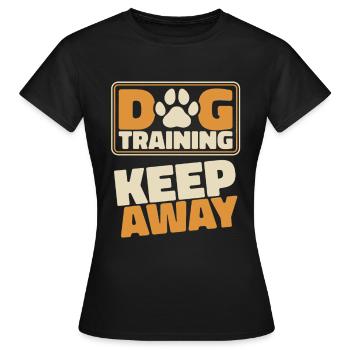 Dresseur de chiens Dresseur de chiens - T-shirt Femme - noir - Devant - AI Model Female 172 dark (172cm)