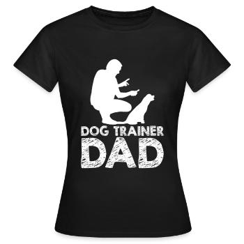Dresseur de chiens Dresseur de chiens - T-shirt Femme - noir - Devant - AI Model Female 172 dark (172cm)