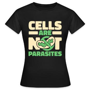 Biologie Biologe Zellen Molekularbiologe - Frauen T-Shirt - Schwarz - Vorne - AI Model Female 172 dark (172cm)