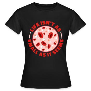 Biologie Biologe Zellen Molekularbiologe - Frauen T-Shirt - Schwarz - Vorne - AI Model Female 172 dark (172cm)