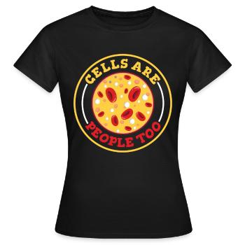 Biologie Biologe Zellen Molekularbiologe - Frauen T-Shirt - Schwarz - Vorne - AI Model Female 172 dark (172cm)