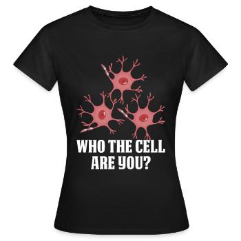 Biologiste Biologiste Cellulaire Biologiste moléculaire - T-shirt Femme - noir - Devant - AI Model Female 172 dark (172cm)
