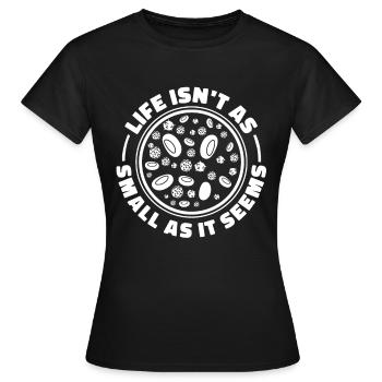 Biologiste Biologiste moléculaire - T-shirt Femme - noir - Devant - AI Model Female 172 dark (172cm)