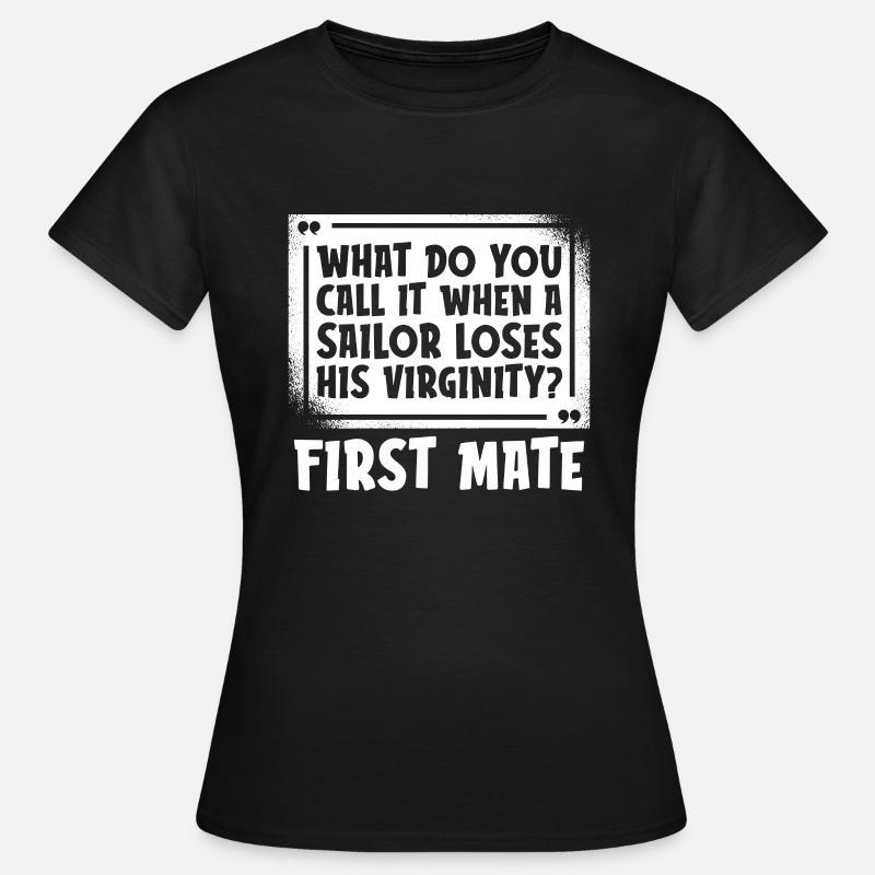 Sailing Sailboat Funny - Women's T-Shirt - black