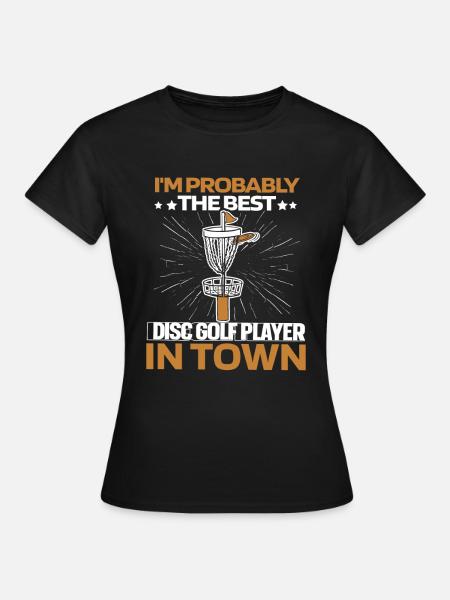 Frisbee Golf Disc Golf - Frauen T-Shirt - Schwarz
