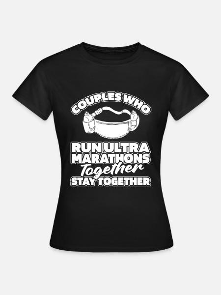 Ultramarathon Paar - Frauen T-Shirt - Schwarz
