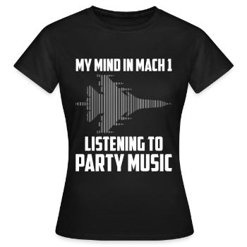 Sound Engineer Sound Engineer Humor Sound Engineer - Women's T-Shirt - black - Front - AI Model Female 172 dark (172cm)