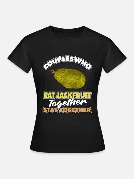 Jackfruit Paar - Frauen T-Shirt - Schwarz