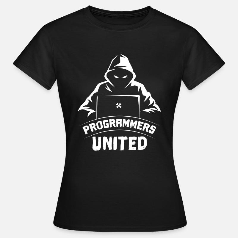 Entwickler Coder Programmierer - Frauen T-Shirt - Schwarz