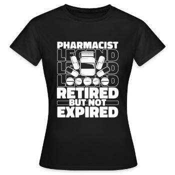 Apotheke Apotheker Im Ruhestand - Frauen T-Shirt - Schwarz - Vorne - AI Model Female 172 dark (172cm)