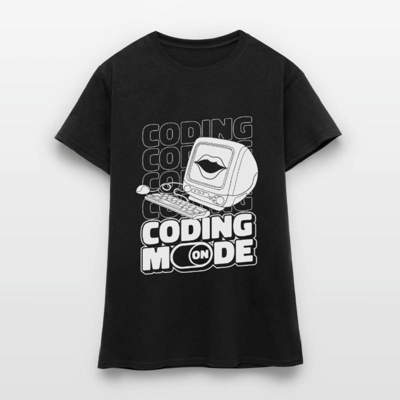 Developer Coder Programmer Computer T-shirt Femme