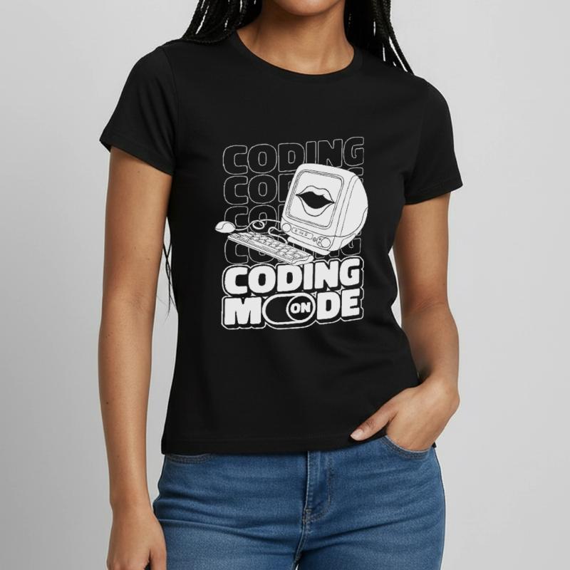 Developer Coder Programmer Computer T-shirt Femme