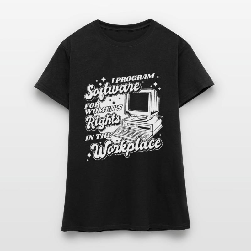 Developer Coder Programmer Computer T-shirt Femme