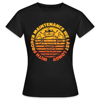 Robotique Ai Robot - T-shirt Femme - noir - Devant - AI Model Female 172 dark (172cm)