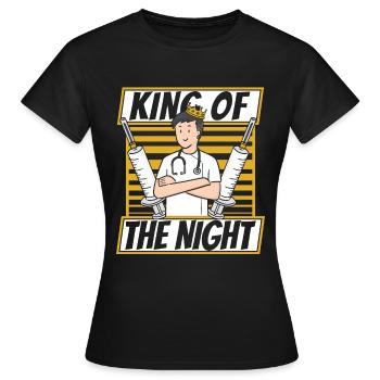 Krankenschwester Spritzen - Frauen T-Shirt - Schwarz - Vorne - AI Model Female 172 dark (172cm)