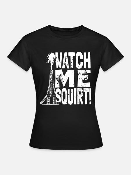 Ölfeld Bohrinsel Witzig - Frauen T-Shirt - Schwarz