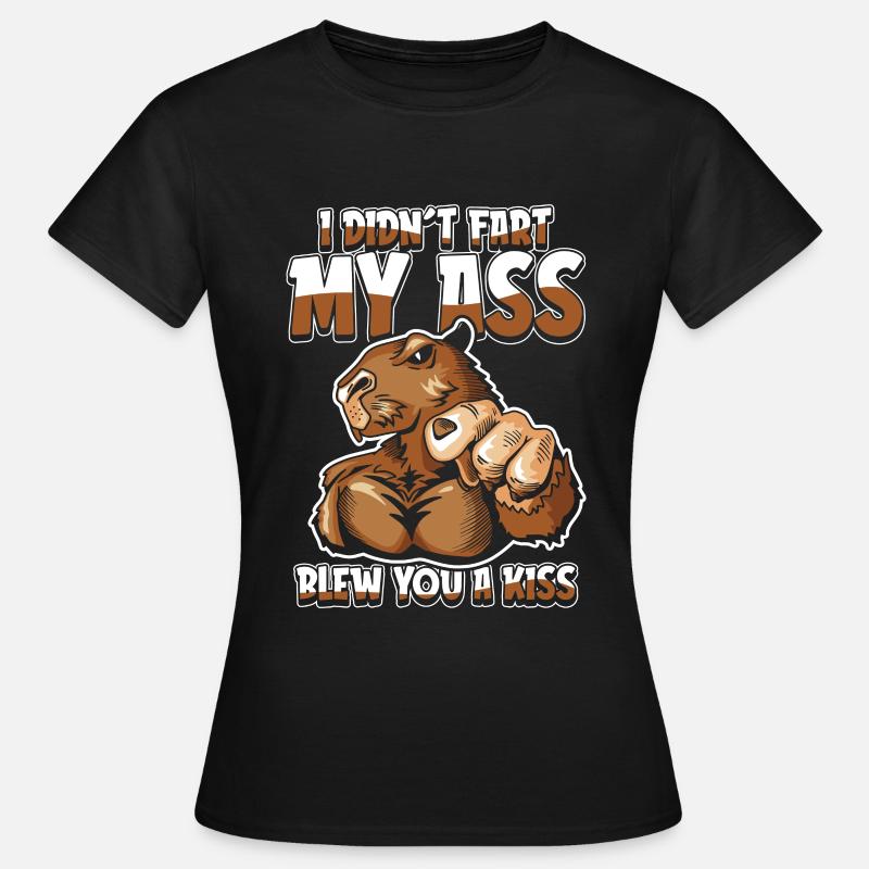 Capybara capybara funny - Women's T-Shirt - black