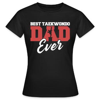 Taekwondo Père Taekwondo - T-shirt Femme - noir - Devant - AI Model Female 172 dark (172cm)