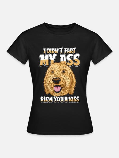 Golden Doodle Humor - Frauen T-Shirt - Schwarz