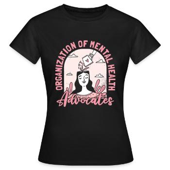 Psychologue Défenseur des psychologues - T-shirt Femme - noir - Devant - AI Model Female 172 dark (172cm)