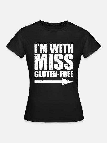 Glutenfrei - Frauen T-Shirt - Schwarz
