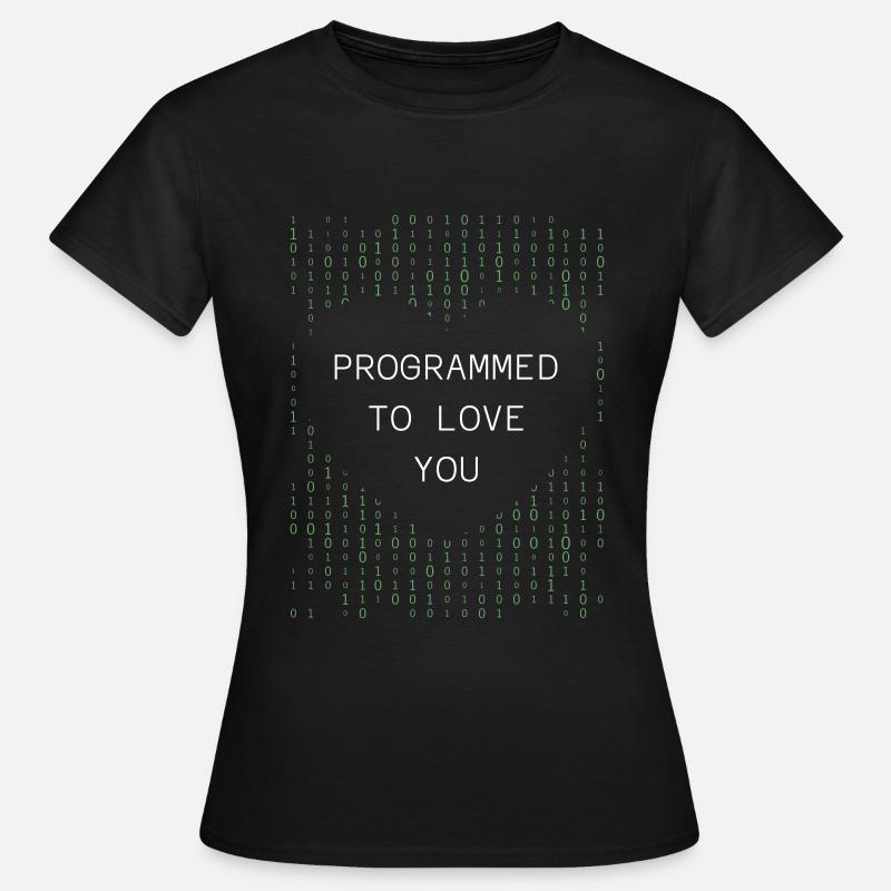 Programmeur Codeur développeur - T-shirt Femme - noir