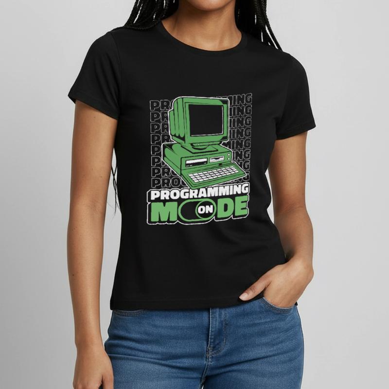 Developer Coder Programmer Computer T-shirt Femme